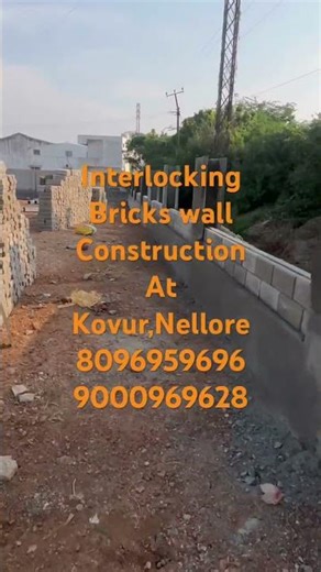 Interlocking Bricks Construction at Kovur, Nellore District