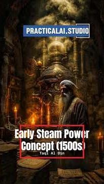 Steam Power Concept in the 1500s | Early Idea Before Industrial Engines #facts #knowledge #science