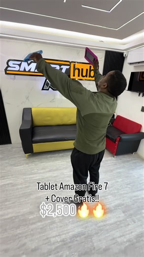 Tablet Amazon Fire 7 con Cover Gratis por RD$2,500