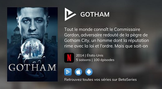 Vidéo : Voir la série Gotham en streaming légal complet