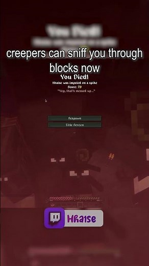 THE NEW CREEPER UPDATE IS CRAZY #minecraft