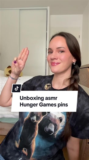 Unboxing Hunger Games Pins ASMR Experience