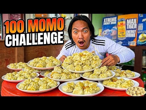100 CHICKEN MOMO EATING CHALLENGE WITH MY TEAM 😱