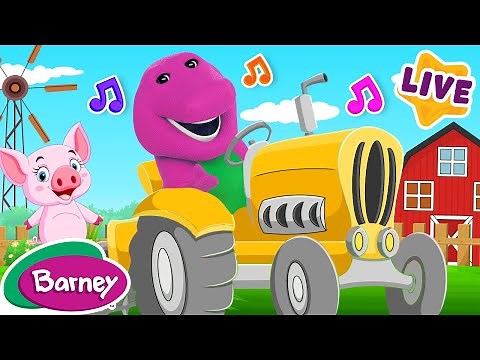 Let's Visit the Farm | Animals and Pets for Kids | Full Episodes LIVE | Barney the Dinosaur
