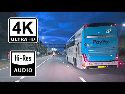 you will fall asleep in under 5 minutes [4K ASMR Relaxing Night Highway Drive for Sleep/Study/Focus]