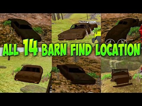 Offroad Outlaws all 14 Barn Find - Secret car FULL Location (Hidden Cars), BARN FIND 2024 UPDATE