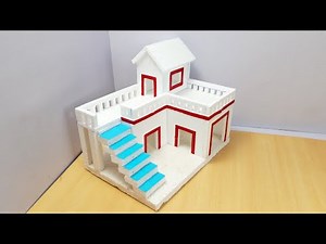 DIY Thermocol House | Thermocol Gharonda For Diwali | House Project From Thermocol | Diwali Ghar