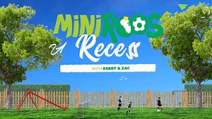 1K views · 21 shares | Today's MiniRoos Recess Challenge is Reactor Ball! ⚽‍♀️‍♂️ This challenge will be working on your little one's reaction time and shooting. Check out the MiniRoos Recess Hub  bit.ly/MiniRoosRecess #MiniRoosRecess #RecessChallenge | Football Queensland | Facebook