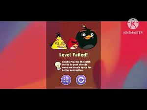 Angry Birds Reloaded Egg Hunt Level Failed Screen