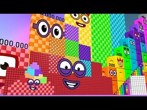 Numberblocks Puzzle Step Squad 170 1700 500,000,000 MILLION BIGGEST Numberblocks Number Patterns