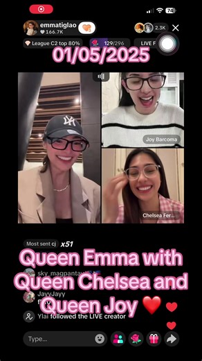 Coffee Chat with Queens: Emma, Chelsea, and Joy