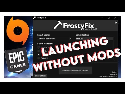 Frosty Mod Manager Launching without mods FIX - Epic Games Launcher (2022 UPDATED TUTORIAL)