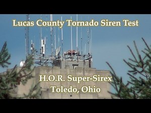 Toledo, OH H.O.R. Super-Sirex Siren Test 9-2-22