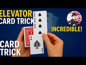 Amazing Elevator Card Trick | Mind-Blowing Card Moves Between Top and Bottom!