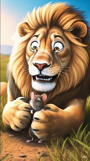 The Lion and the Mouse Fable | Animated Moral Story for Kids