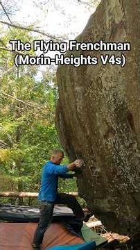 The Flying Frenchman (V4) #bouldering #morinheightsbouldering #allthev4s #bloclaurentides