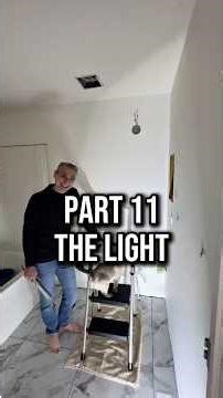Part 11 - The light #diy #cat #bathroom #renovation #diybathroom