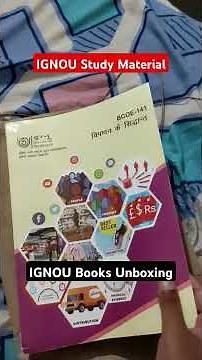 IGNOU Study Material Unboxing | IGNOU Books Unboxing #ignou #ignoubooks #ignoustudymaterial