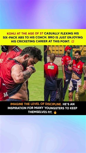Kohli at 37 🔥 Still Rocking SIX-PACK ABS 💪 | Fitness Goals