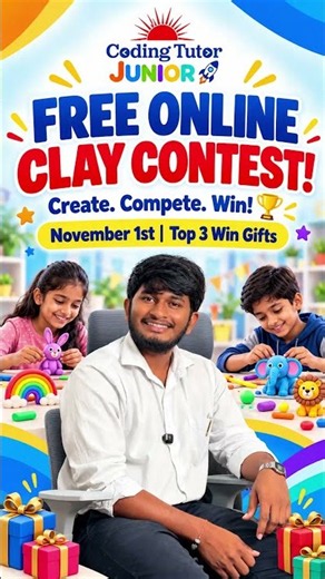 FREE ONLINE CLAY CONTEST! 🏆 Create. Compete. Win!
