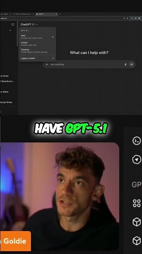 ChatGPT 5.1: The Ultimate Guide to Model Selection and Features! #shorts