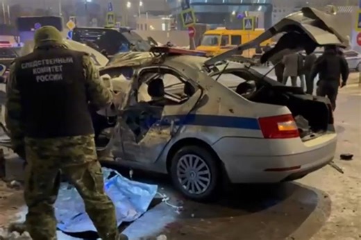 Moskvas lasti õhku politseiauto. Hukkusid politseinik ja kahtlusalune