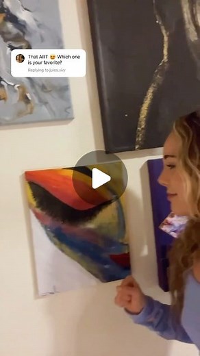 Autumn Nelson on Instagram: "My favorite subject 💕 #colorsofautumn #supportart #acrylicartwork"