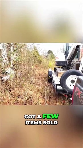 We cleared 50 years of junk with ONE machine #clearing #satisfying