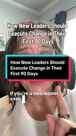 Execution in your first 90 days as a leader should focus on building trust not dramatic change. Strong leaders execute strategically by: • making small improvements • solving visible problems • reinforcing what already works • building momentum over time Early wins should strengthen your team’s confidence and direction. If you’re navigating your first year of leadership, take the First Year Leader: YEAR ONE Quiz™️ to identify what’s driving your leadership stress.