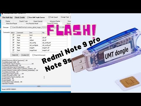 Redmi Note 9 Pro Redmi Note 9S (curtana) Flashing Fastboot Mode Umt