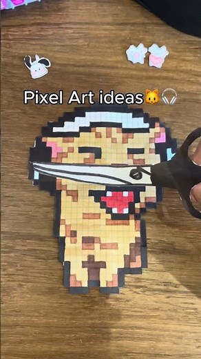 🐱Pixel art Ideas🎧#pixel #pixelart #pixelartideas #art #drawing