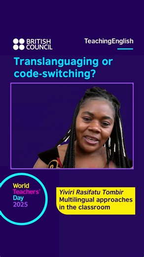What's the difference between translanguaging and code-switching? Naomi 🤩 #TeachingEnglish #MultilingualPractices #WTD25 #MultilingualEducation | TeachingEnglish - British Council