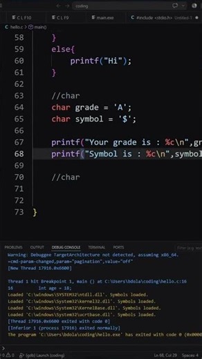 💻Your first day at C | Get Code & Theory Notes from GitHub (Link in Channel Description) #coding
