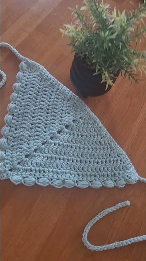Super Easy Crochet Bandana Free Pattern