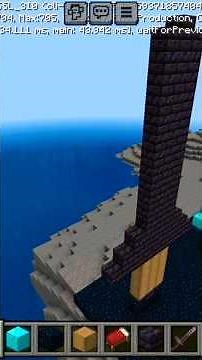 II BUILT a giant sword out of nether in MINECRAFT!!!🗡️