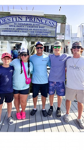 Ashton Sedita on Instagram: "Making waves and memories on our first-ever deep-sea fishing trip in Destin, Florida! 🎣🌊 Watch our adventure on the Destin Princess as we reel in the fun! #FamilyVlog #DeepSeaFishing #DestinFlorida #AdventureTime"