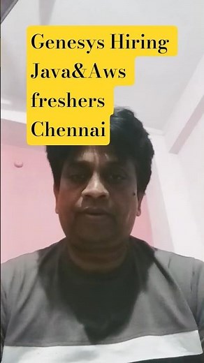 🔥 Genesys Hiring Software Engineer | Chennai | Cloud + Java Jobs for Freshers/1 Yr Exp 2025