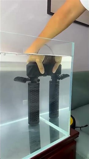 how to setup aquarium filter for aquarium fish tank 🤔❣️#filter #aquarium #tanksetup
