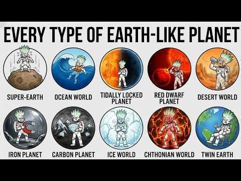 Every Type of Earth Like Planet Explained 🌍