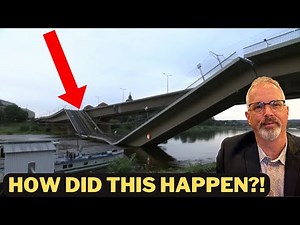 Carola Bridge Collapse in Dresden, Germany