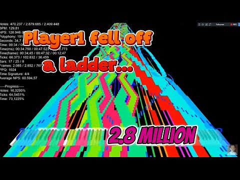 PLAYER ONE FELL OFF A LADDER | Black MIDI - 2.8 Million
