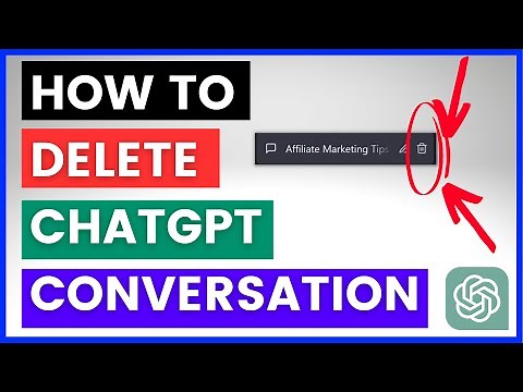 How To Delete A ChatGPT Conversation?