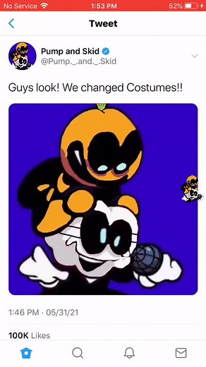 Sheeessh!!! 🎃 💀 #fyp #Fnf #Fnftweet #foryoupage #fridaynightfunkin #bsideFnf #GloryToGod #skid #pump #viral