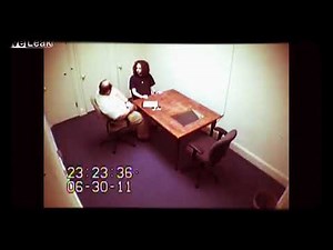 Killer barely moves during 2h interrogation