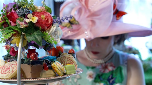 Tea time: visit the Victorian mansion serving afternoon tea to members of a private dining club