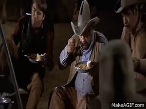 Blazing Saddles --Farting Cowboys- Greatest Fart Scene of All Time on Make a GIF