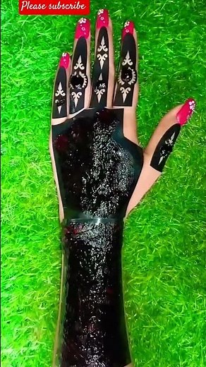 Beautiful Hand Sticker Mehandi Design 2025 # How to Apply Sticker Hand Mehandi Design # Shorts 🥰