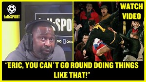 CRAZY Manchester United hero Eric Cantona landed kung-fu kick on Crystal Palace fan during fiery Premier League game but Sir Alex Ferguson didn’t give him hairdryer treatment