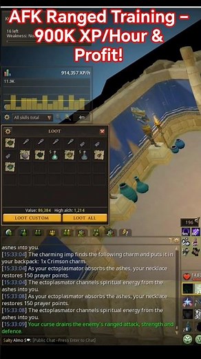 Best Ranged Training Guide – 900K XP + Profit!