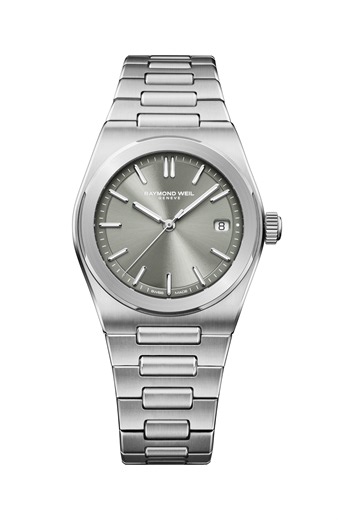 Men’s A.R.T. Automatic Stainless Steel Integrated Bracelet Sage Grey Dial Watch | RAYMOND WEIL